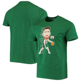 Gordon Hayward Boston Celtics '47 Bobblehead T-Shirt Heathered Kelly Green - NBA