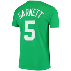 Kevin Garnett Boston Celtics Hardwood Classics Stitch Name & Number T-Shirt Kelly Green - NBA