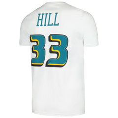 Grant Hill Detroit Pistons Hardwood Classics Stitch Name & Number T-Shirt White - NBA