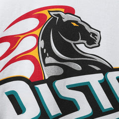 Grant Hill Detroit Pistons Hardwood Classics Stitch Name & Number T-Shirt White - NBA
