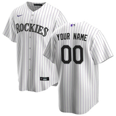 Colorado Rockies Nike Home Replica Custom Jersey - MLB