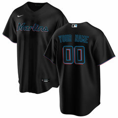 Miami Marlins Nike Alternate Replica Custom Jersey - MLB