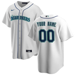 Seattle Mariners Nike Home Replica Custom Jersey - MLB