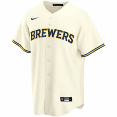 Milwaukee Brewers Nike Home Replica Custom Jersey - MLB