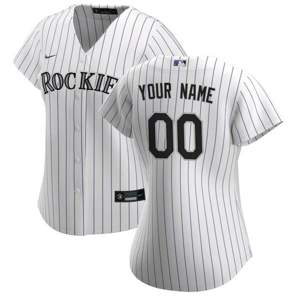 Colorado Rockies Nike Women's Home Replica Custom Jersey - MLB