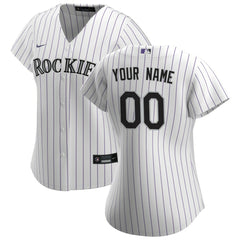 Colorado Rockies Nike Women's Home Replica Custom Jersey - MLB