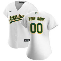 Athletics Nike Women's Home Replica Custom Jersey - MLB