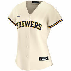 Milwaukee Brewers Nike Women's Home Replica Custom Jersey - MLB