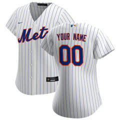 New York Mets Nike Women's Home Replica Custom Jersey - MLB