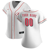 Cincinnati Reds Nike Women's Home Replica Custom Jersey - MLB