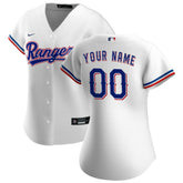 Texas Rangers Nike Women's Home Replica Custom Jersey - MLB