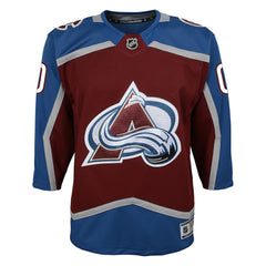 Colorado Avalanche Youth Home Premier Custom Jersey - Burgundy - NHL