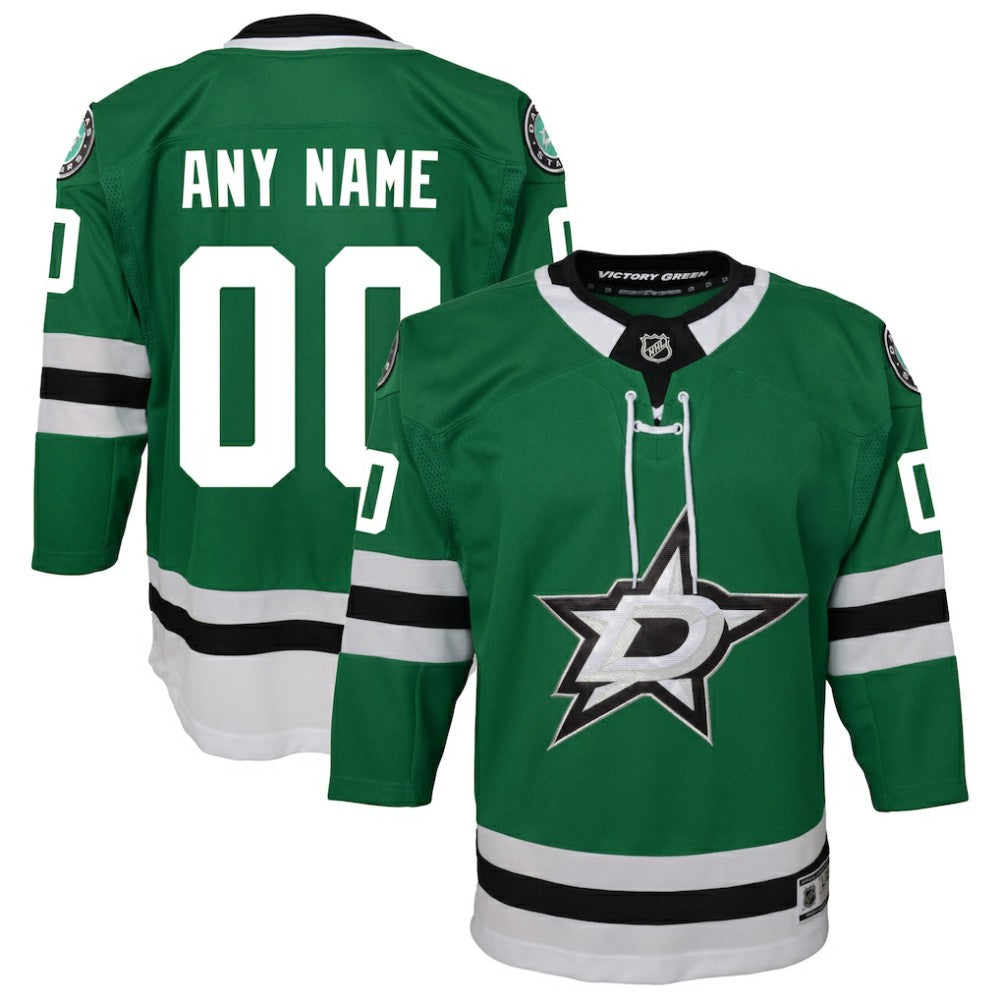 Dallas Stars Youth Home Custom Premier Jersey - Green - NHL