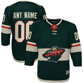 Minnesota Wild Youth Home Premier Custom Jersey - Green - NHL