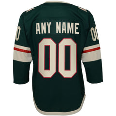 Minnesota Wild Youth Home Premier Custom Jersey - Green - NHL