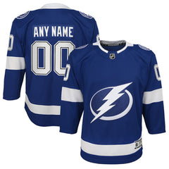 Tampa Bay Lightning Youth Home Custom Premier Jersey - Blue - NHL