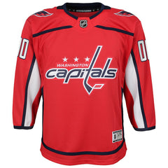 Washington Capitals Youth Home Custom Premier Jersey - Red - NHL