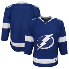 Tampa Bay Lightning Youth Home Blank Premier Jersey - Blue - NHL