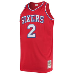 Moses Malone Philadelphia 76ers 1982/83 Big & Tall Hardwood Classics Swingman Jersey Red - NBA