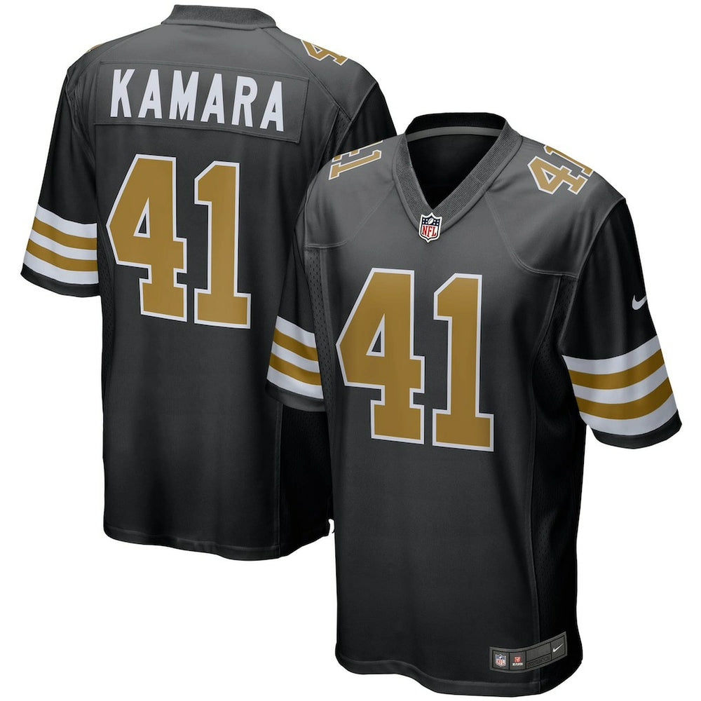 Alvin Kamara New Orleans Saints Alternate Game Jersey Black | Nike for Sale