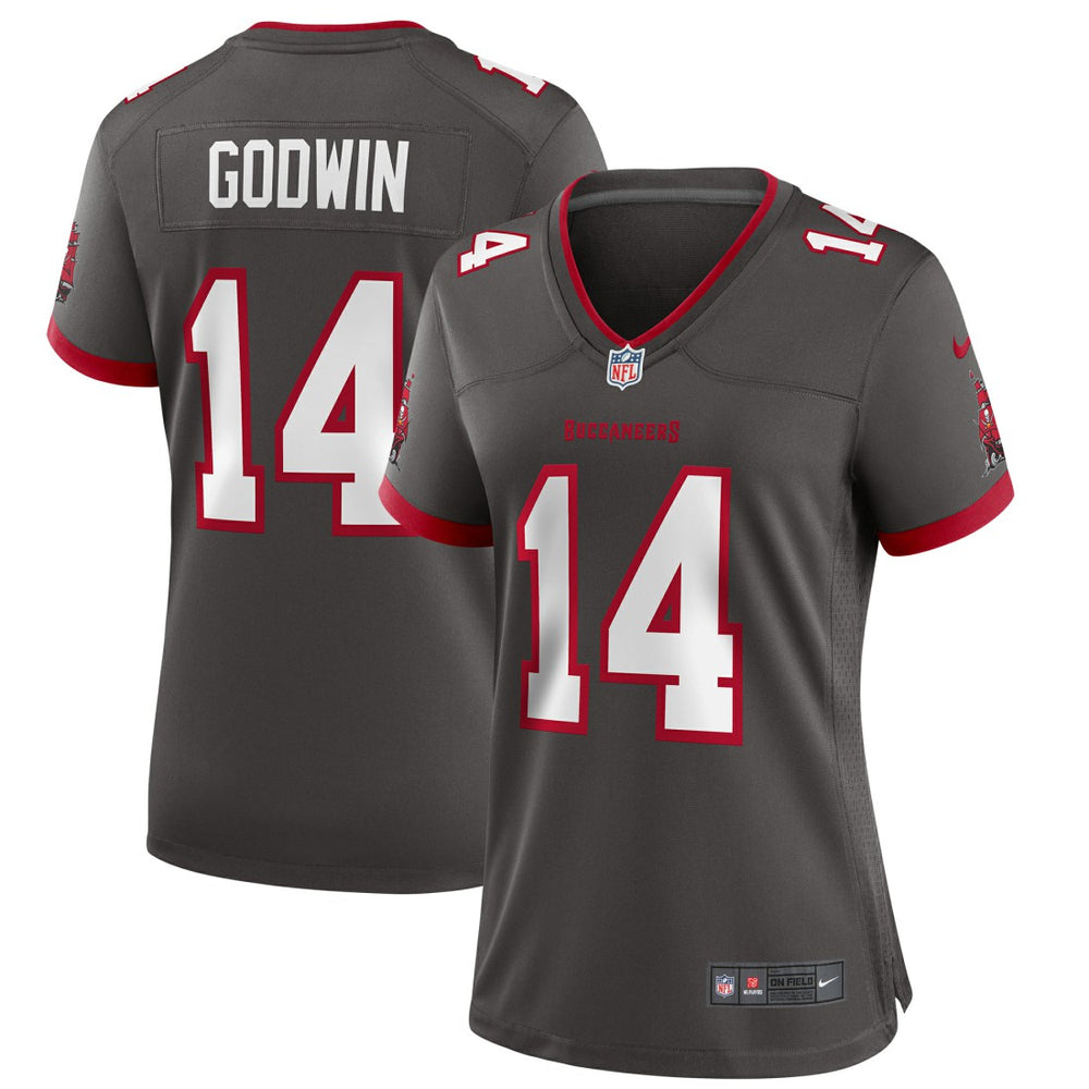 Chris Godwin Tampa Bay Buccaneers Women's Alternate Game Jersey Pewter | Nike for Sale