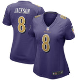 Lamar Jackson Baltimore Ravens Women's Alternate Game Player Jersey Purple | Nike for Sale