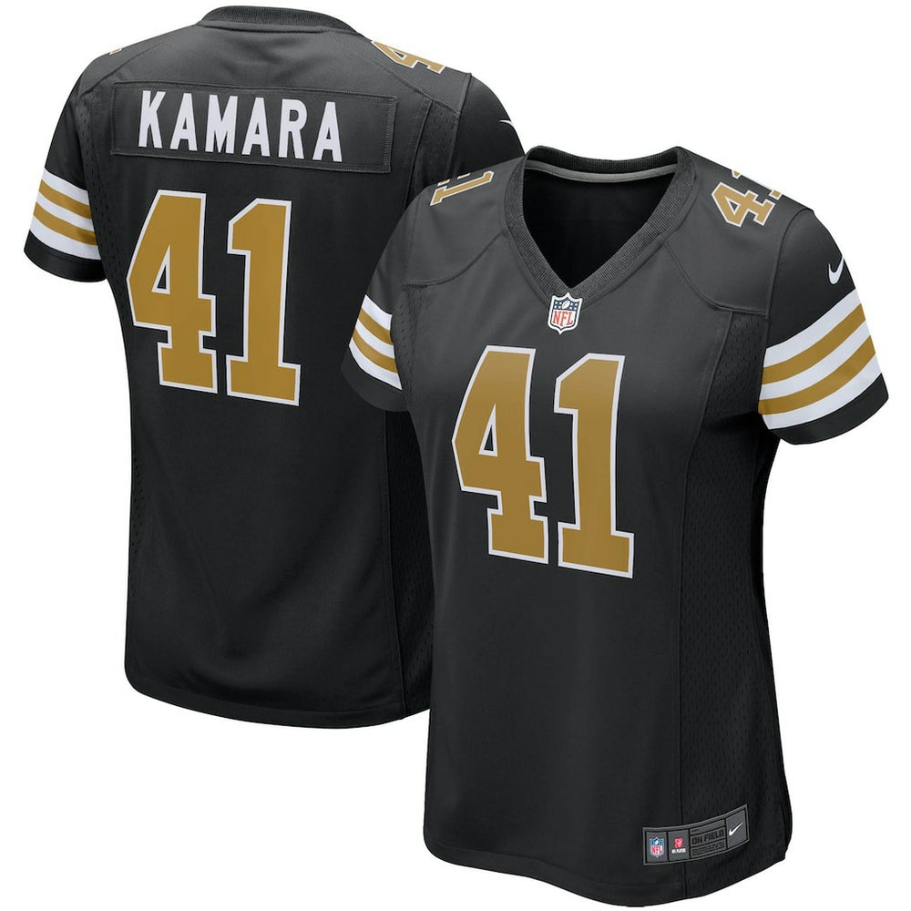Alvin Kamara New Orleans Saints Women's Player Jersey Black | Nike for Sale