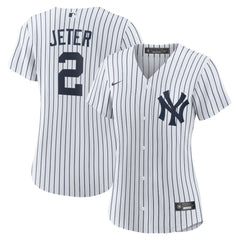 Derek Jeter New York Yankees Nike Women's Home Replica Player Name Jersey - MLB