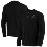 Arizona Cardinals Dunbrooke Logo Maverick Thermal Henley Long Sleeve T-Shirt Black | NFL