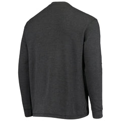 Miami Dolphins Dunbrooke Logo Maverick Thermal Henley Long Sleeve T-Shirt Charcoal | NFL