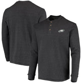 Philadelphia Eagles Dunbrooke Logo Maverick Thermal Henley Long Sleeve T-Shirt Charcoal | NFL