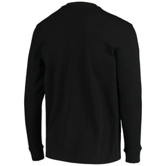Las Vegas Raiders Dunbrooke Logo Maverick Thermal Henley Long Sleeve T-Shirt Black | NFL