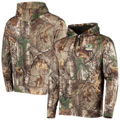 Green Bay Packers Dunbrooke Circle Champion Tech Fleece Pullover Hoodie Realtree Camo | NFL