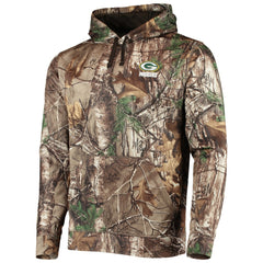 Green Bay Packers Dunbrooke Circle Champion Tech Fleece Pullover Hoodie Realtree Camo | NFL