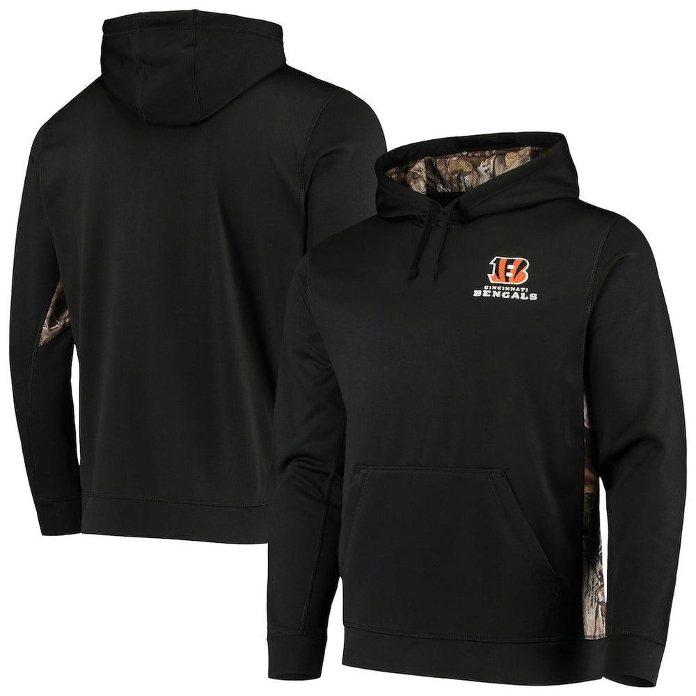 Cincinnati Bengals Dunbrooke Logo Ranger Pullover Hoodie Black/Realtree Camo | NFL