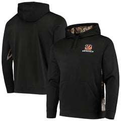 Cincinnati Bengals Dunbrooke Logo Ranger Pullover Hoodie Black/Realtree Camo | NFL