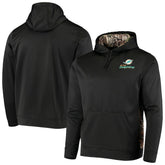 Miami Dolphins Dunbrooke Logo Ranger Pullover Hoodie Black/Realtree Camo | NFL