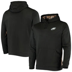 Philadelphia Eagles Dunbrooke Logo Ranger Pullover Hoodie Black/Realtree Camo | NFL