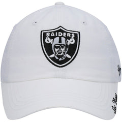 Las Vegas Raiders '47 Women's Miata Clean Up Primary Adjustable Hat White | 47 brand