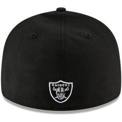 Las Vegas Raiders New Era Omaha Script Low Profile 59FIFTY Fitted Hat Black | NFL