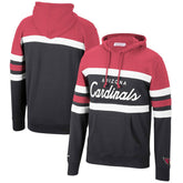 Arizona Cardinals Head Coach Pullover Hoodie Cardinal/Black | Mitchell & Ness
