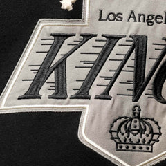 Wayne Gretzky Los Angeles Kings '47 Retired Player Name & Number Lacer Pullover Hoodie - Black - NHL