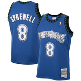 Latrell Sprewell Minnesota Timberwolves 2003/04 Hardwood Classics Swingman Jersey Blue - NBA