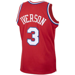 Allen Iverson Philadelphia 76ers 2002/03 Hardwood Classics Swingman Jersey Red - NBA