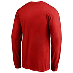 Men's Red Los Angeles Angels Team Heart & Soul Long Sleeve T-Shirt T-shirts - MLB