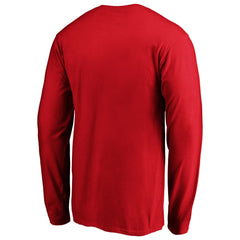 Men's Red Philadelphia Phillies Team Heart & Soul Long Sleeve T-Shirt T-shirts - MLB