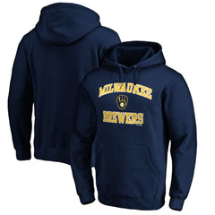Milwaukee Brewers Heart & Soul Pullover Hoodie - MLB