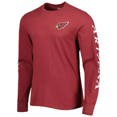 Arizona Cardinals '47 Triple Threat Franklin Long Sleeve T-Shirt Cardinal | 47 brand
