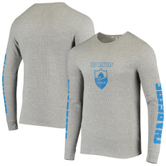 Los Angeles Chargers Junk Food Heavyweight Thermal Long Sleeve T-Shirt Heathered Gray | NFL