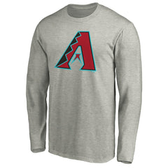 Arizona Diamondbacks Official Team Logo Long Sleeve T-Shirt - MLB